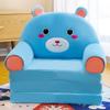 Plush Foldable Children's Sofa Backrest Chair 2 In 1 Foldable Children's Sofa Cute Cartoon Lazy Sofa Children Folding Sofa Bed
