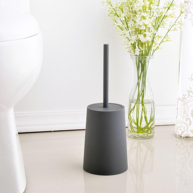 Туалетная щетка для глубокой очистки Силиконовая туалетная щетка с нескользящей длинной пластиковой ручкой и гибкой щетиной Силиконовый туалет