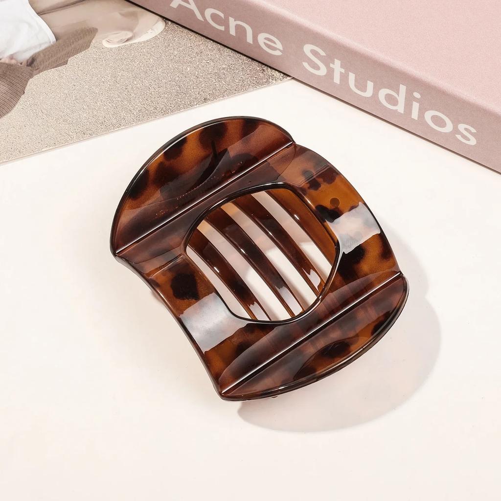 Новые большие и маленькие размеры заколки для волос из поликарбоната для женщин, нескользящие аксессуары для волос, винтажные заколки в форме утиного когтя, заколки для девочек