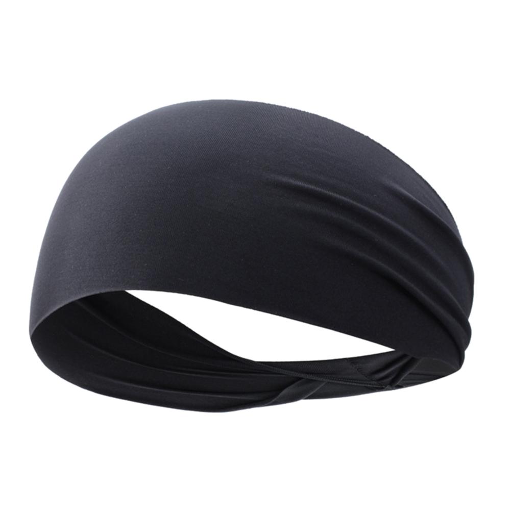 10-1pcs Elastic Headband Quick Dry Sweat Absorption Headdress Anti-slip Running Head Band Breathable for Yoga Running Biking