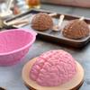 1PC Brain Cake Mold New Baking DIY Creative Steamed Cake Bread Mold Halloween Cake Mold Oven Utensils Festival Baking