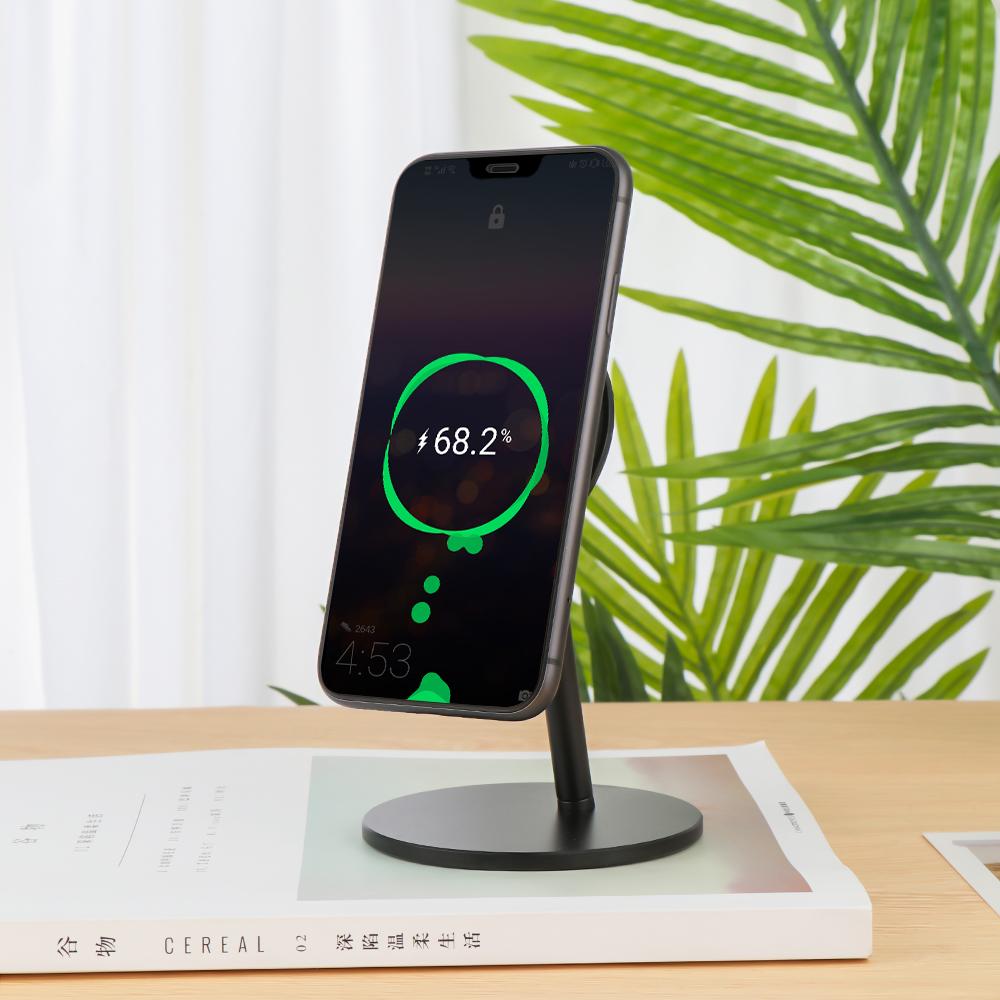 Настольный регулируемый держатель для телефона из алюминиевого сплава для MagSafe, подставка, беспроводное зарядное устройство