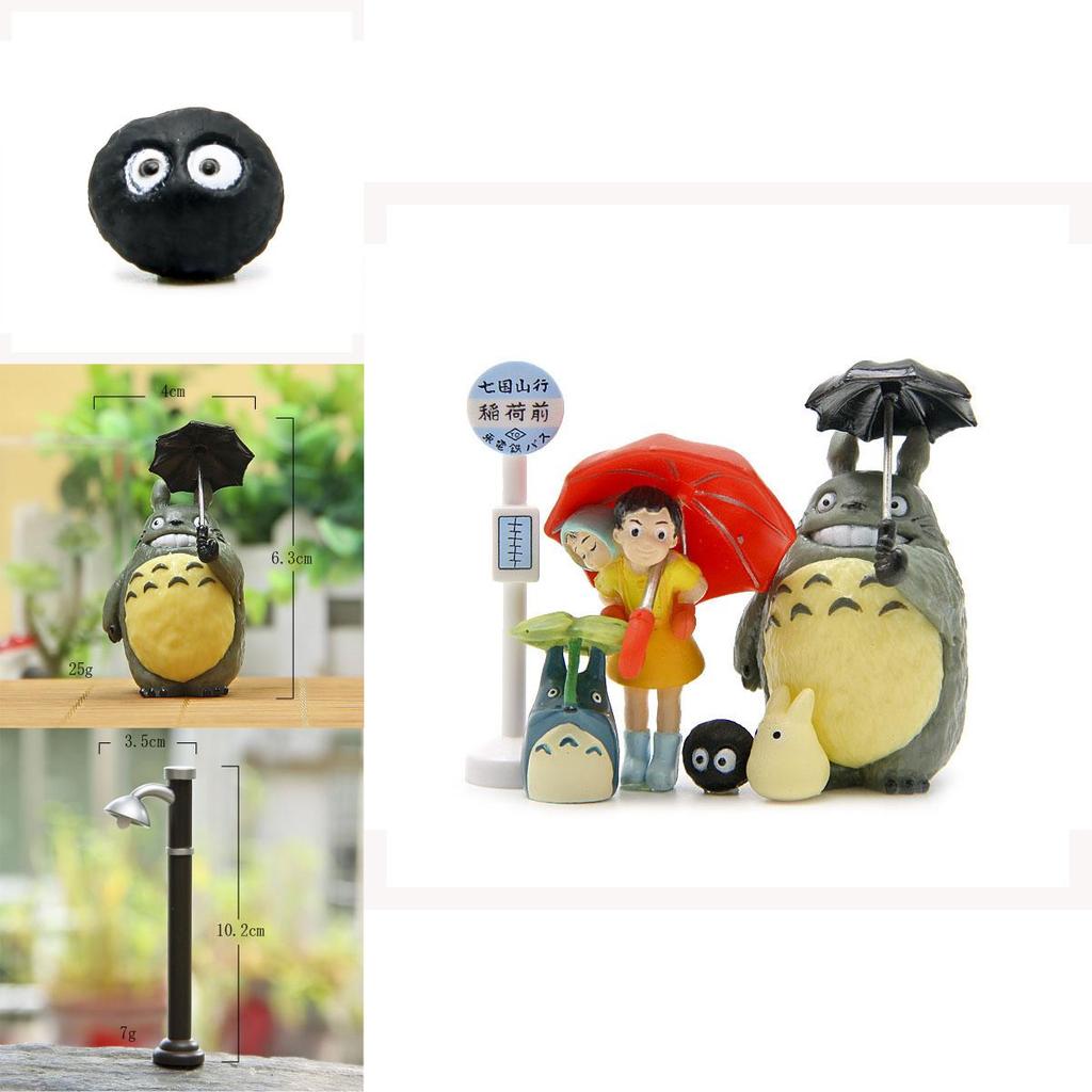 Потрясающий набор ПВХ фигурок Мой сосед Тоторо Мэй и Котобус для коллекционеров и фанатов