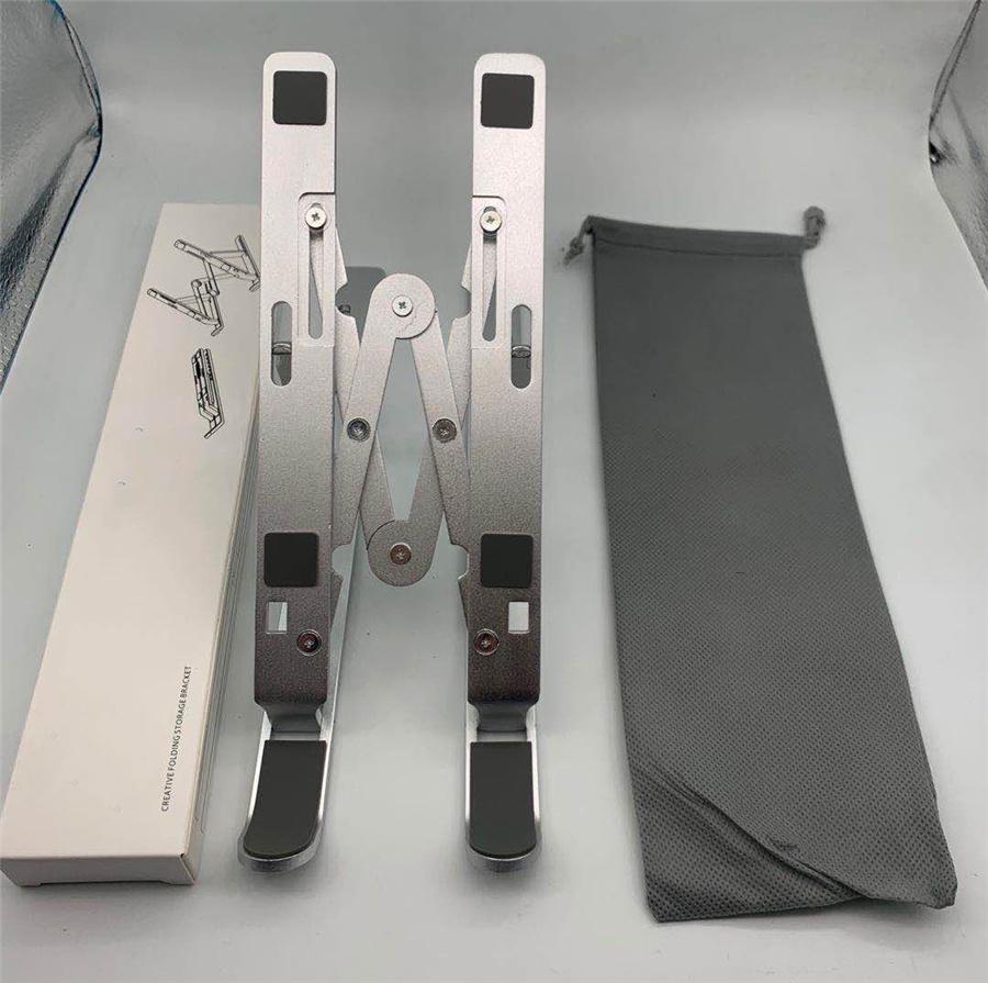 Металлический алюминиевый сплав складная подставка для ноутбука портативная охлаждающая подставка