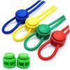 Quality 6mm Hole Sportswear Accessories Toggle Clip Cord Lock Bean Apparel Shoelace Plastic Stopper