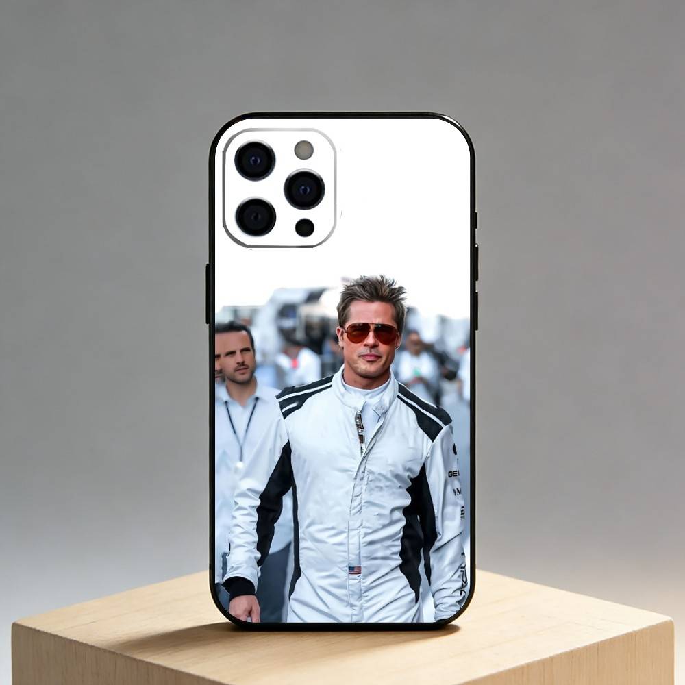 Чехол для телефона B-Brad P-Pitt для iPhone 17, 16, 15, 14, 13, 12 Plus, Max, Черный чехол из мягкого силикона