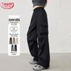 Women's High-Waist Wide-Leg Parachute Cargo Pants