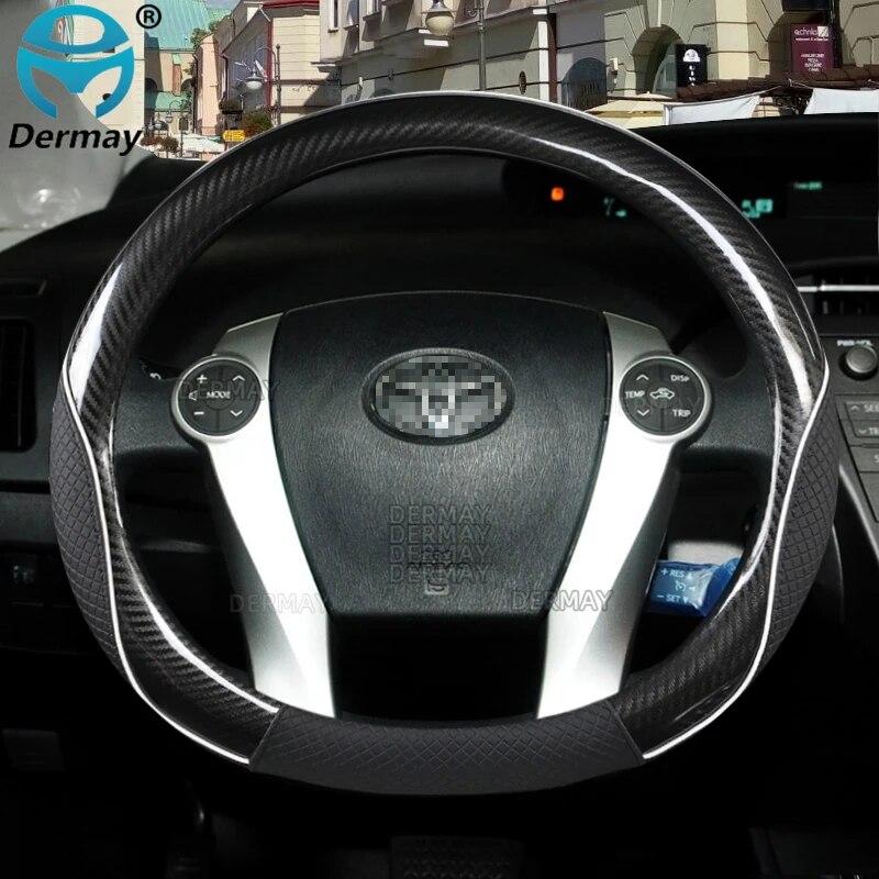 Для Toyota Prius 30 20 V Prius C Plus Plug-in Prime XW10 XW20 XW30 XW50 2001 ~ 2022 Автомобильный чехол на руль автомобильные аксессуары