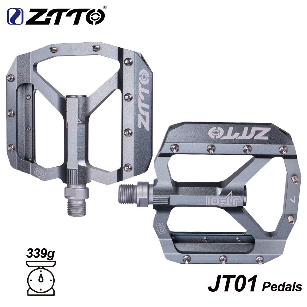 ZTTO MTB Cycling Pedals DU Sealed Bearing Ultralight Aluminum Alloy Footboard Anti-Slip Bicycle Platform Pedals DH Bicycle Parts