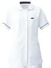 Tunic Nurse Medical White Coat Medical Fork 2014CR White X Navy Japan 4L To Japanese Size [Fork] Women's (equivalent 4L)