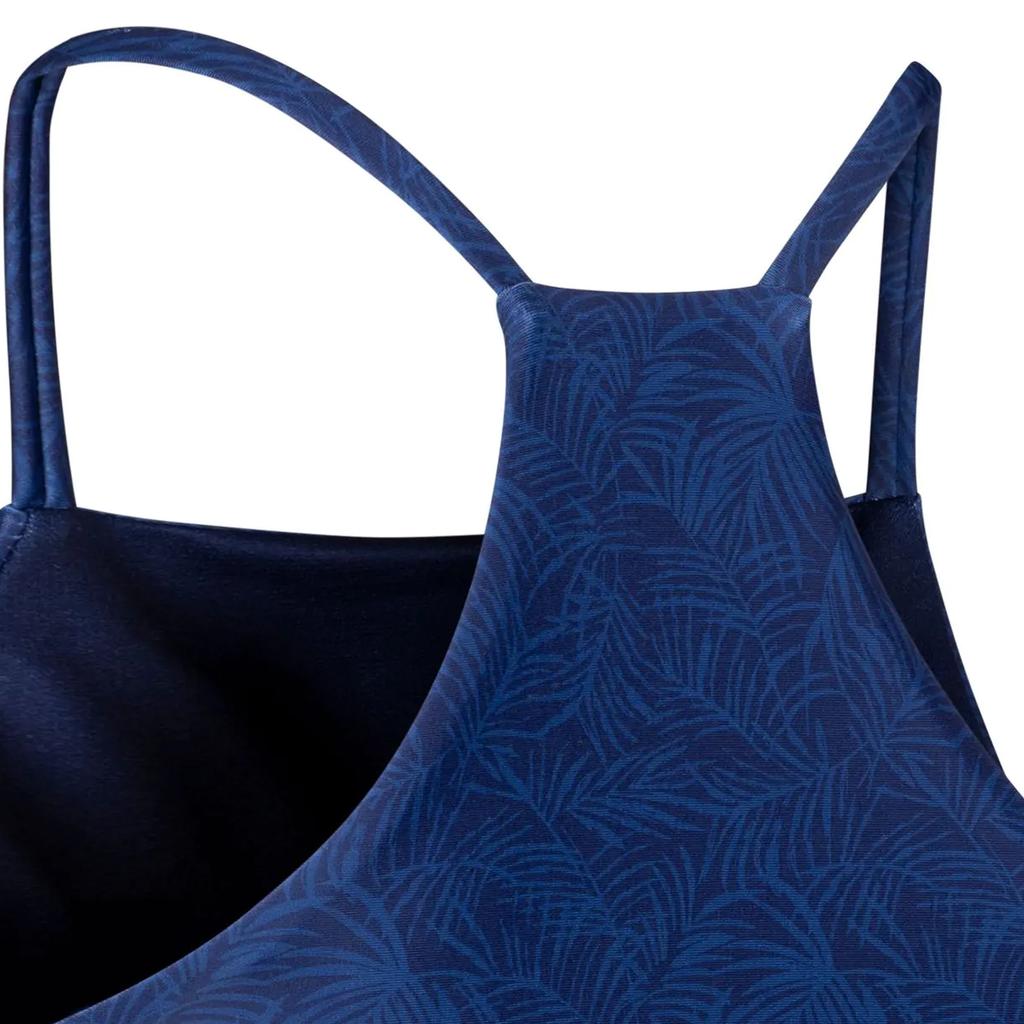 Womens/Ladies Harlow Palm Leaf Swim Top