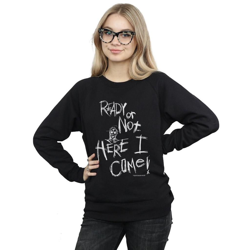 A Nightmare On Elm Street Womens/Ladies Ready Or Not Sweatshirt