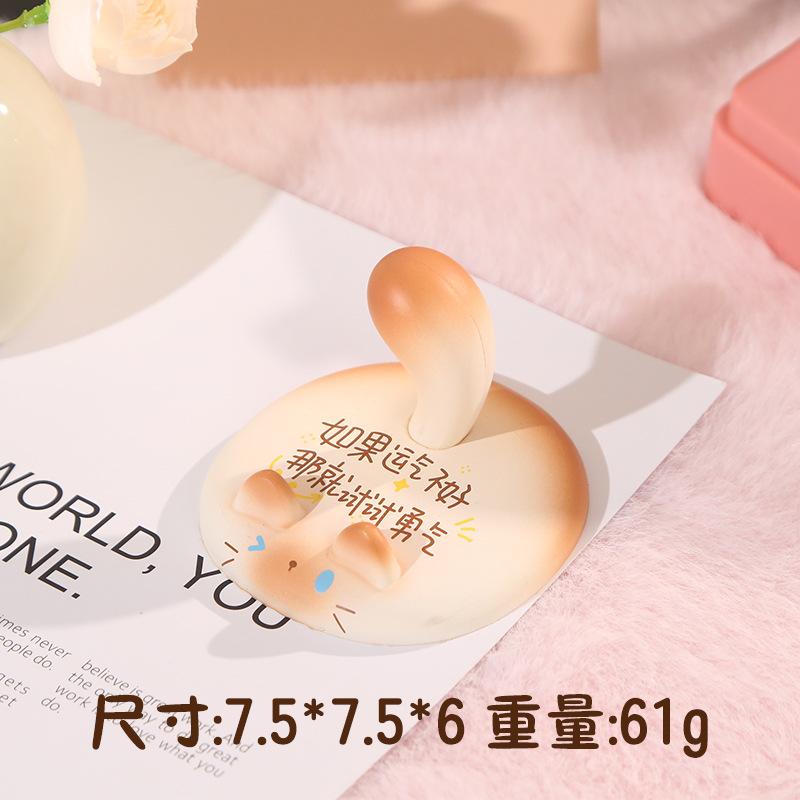 Cute pig mobile phone holder desktop creative ornament decompression doll girl workstation ornament Valentine's Day gift