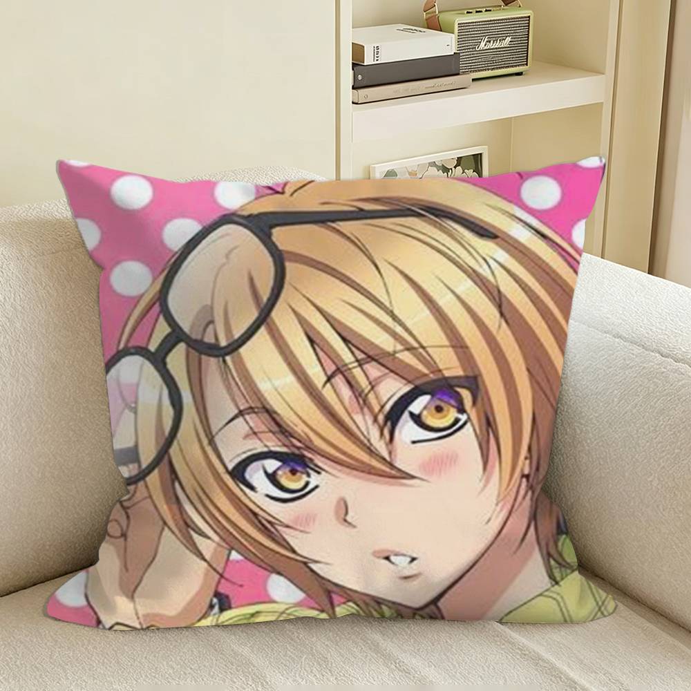 BLIzumi Sena From Love Stage Square Sofa Pillow Cover Solid Color Living Room Home Decor Cushion Case
