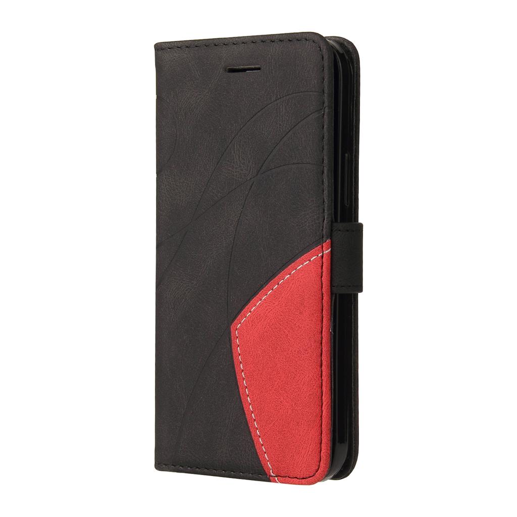 For OnePlus Nord 4 Leather Case Wallet Stand Color Splicing Phone Cover