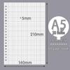Четырехсторонний сменный блок для записной книжки Partner: B5 и A5, 26/20 Отверстий, Бумага в Линейку/Клетку