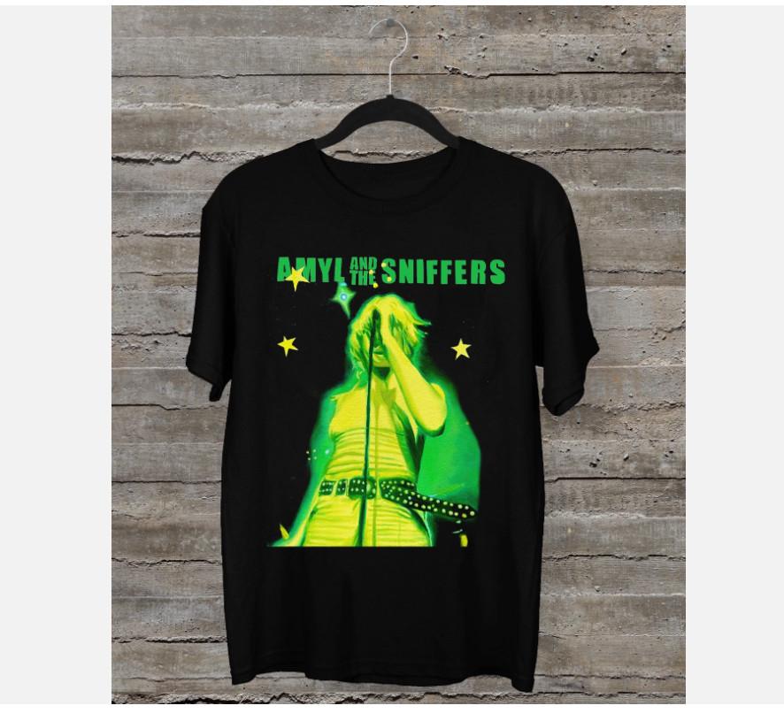 NEW Amyl And The Sniffers Band Short Sleeve Black All Size Shirt