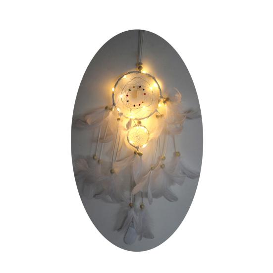 Ловец снов из перьев, довольно красочный подвесной декор, Ловец снов ручной работы для дома, спальни, подарок
