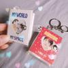 Pocket Pictures Storage Card Bag Photo Album Keychain Card Book Keyring Collection Card Holder