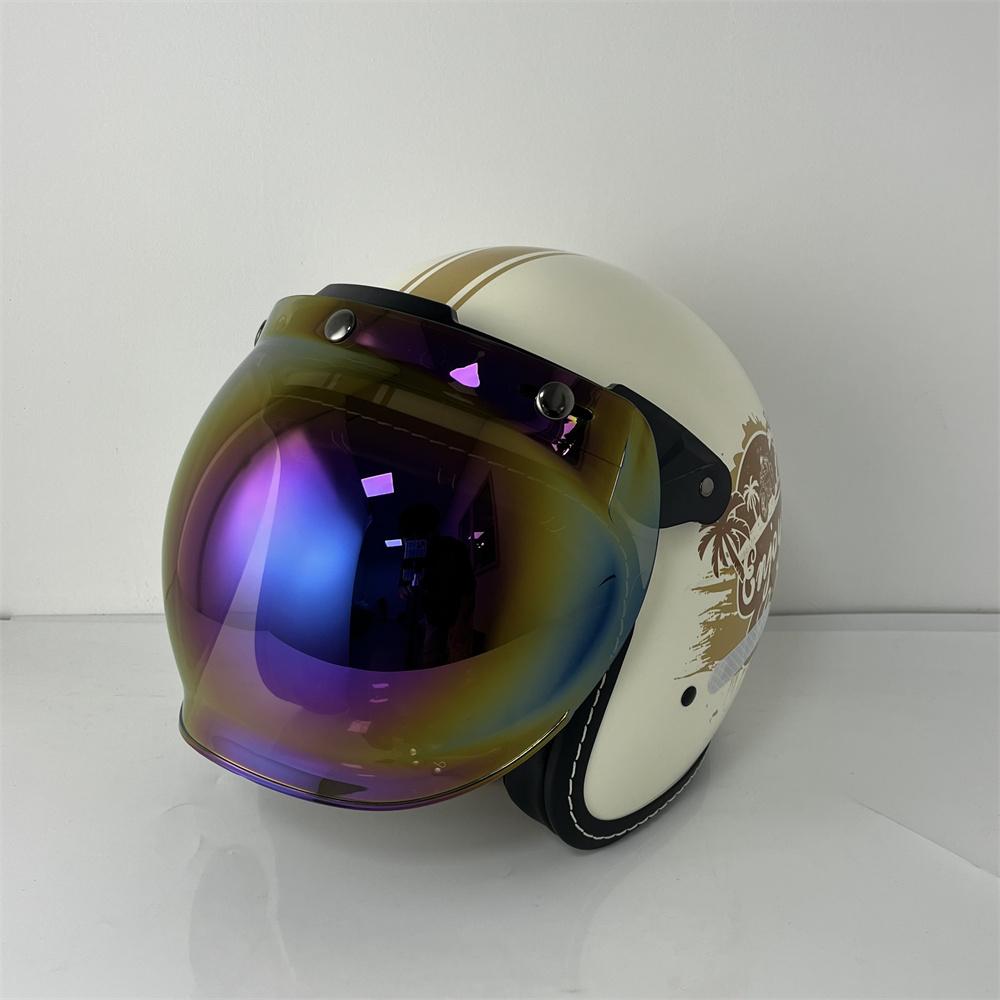 Motorcycle Helmet Bubble Visor Flip Up Open Face High Strength Accessories For Casco Moto BV01Speed Sensors 6