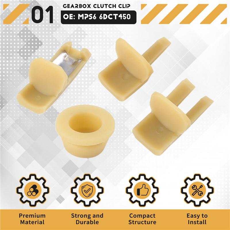 1Set Automatic Gearbox Clip Kit 6DCT450 MPS6 Transmission Clutch Repair Parts Clip Kit For Land Rover Volvo Ford Mondeo-A99D