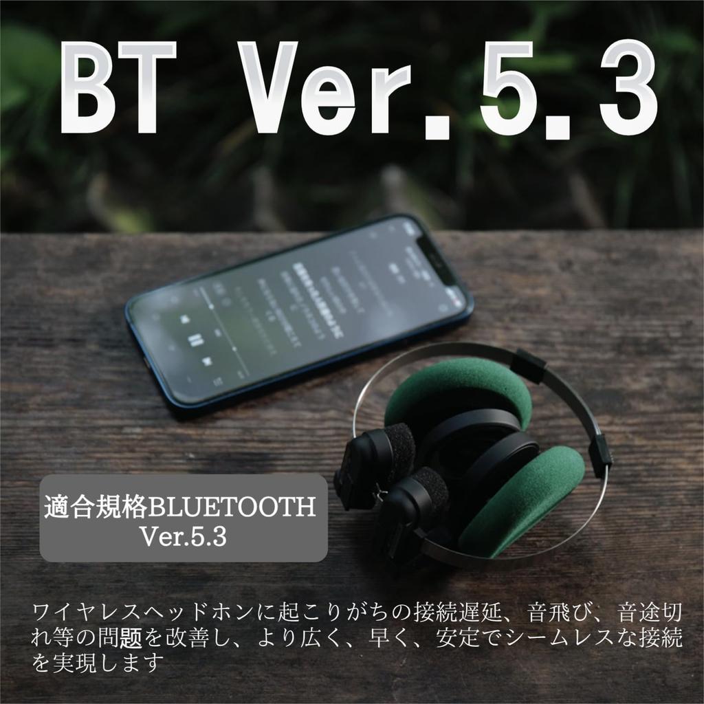 3APLUS Ретро Наушники Bluetooth 3-го поколения Открытого типа Беспроводные наушники Легкие Ретро Складные Накладные наушники и Беспроводная поддержка