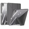 Case for iPad Air (2022) - TPU+PC+Leather/PU, Gray, Auto Wake/Sleep