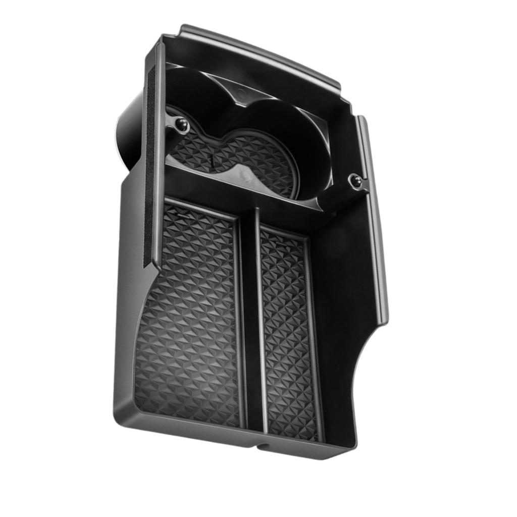 Ящик для хранения в центральной консоли автомобиля, подставка для подлокотника, органайзер для ящика Cubby Box с подстаканником, аксессуары для интерьера