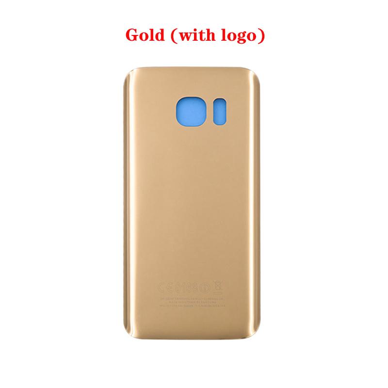 Новая задняя часть для Samsung Galaxy S7 G930, запасные части для задней двери, стеклянный корпус батареи с камерой