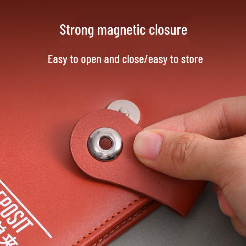 Многофункциональный большой сертификат депозита и зажим для денег для банковского использования