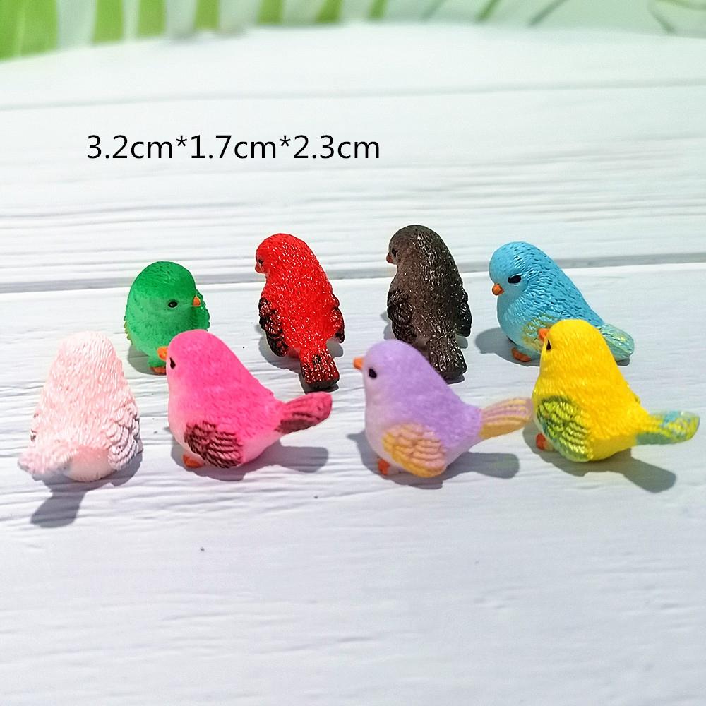 Little Birds DIY Glass Ornaments Fairy Garden Decor Micro Landscape Home Decor Miniature Figurines