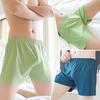 Men Panties Summer Loose Cool Boxers Soft Breathable Fabric Elastic Waistband Quick-Drying Solid