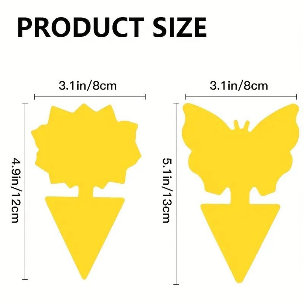 Ловушки для насекомых Защищают растение Двусторонние ловушки для мошек Нетоксичные и без запаха Липкие доски Ловушки для садовых растений Кухни