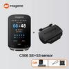 Велокомпьютер Magene C506 SE с GPS, Навигацией, WiFi, Спидометром, Цифровым Секундомером, 2.4-дюймовым Одометром, Bluetooth, Ant+, Для Помещений