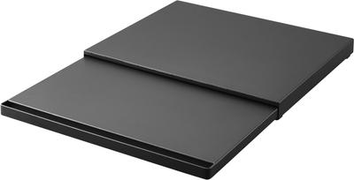 Yamazaki Jitsugyo [Готовый продукт, нужно установить только стопор] Раздвижной кухонный стол под кухонную технику, черный, приблизительно. Ш45 х Г39 - 64,5 х