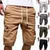 Men's Summer Casual Outdoors Casual Patchwork Pockets Overalls Sport Tooling Shorts Pants