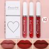 CmaaDu 3 Pieces of Packets Are Matte, Not Sticking Cup Lip Gloss