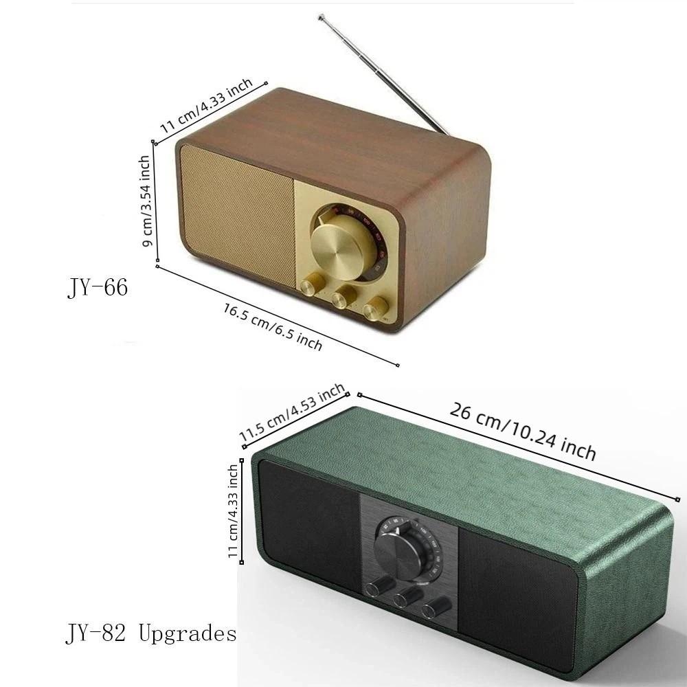 Retro FM Radio with Bluetooth Super Bass Vintage Radio Sound Bar Bluetooth Speaker Classic