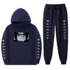 Unisex Naruto Uchiha Itachi Hooded Sweatshirt Set Warm Fleece Lined Casual Long Sleeve Tracksuit Teens