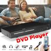 100-240В 50-60Гц Черный Пластик ЕС DVD Плеер Компактный Мульти Регион Свободный Full HD Микрофон USB Порт С Пультом Дистанционного Управления