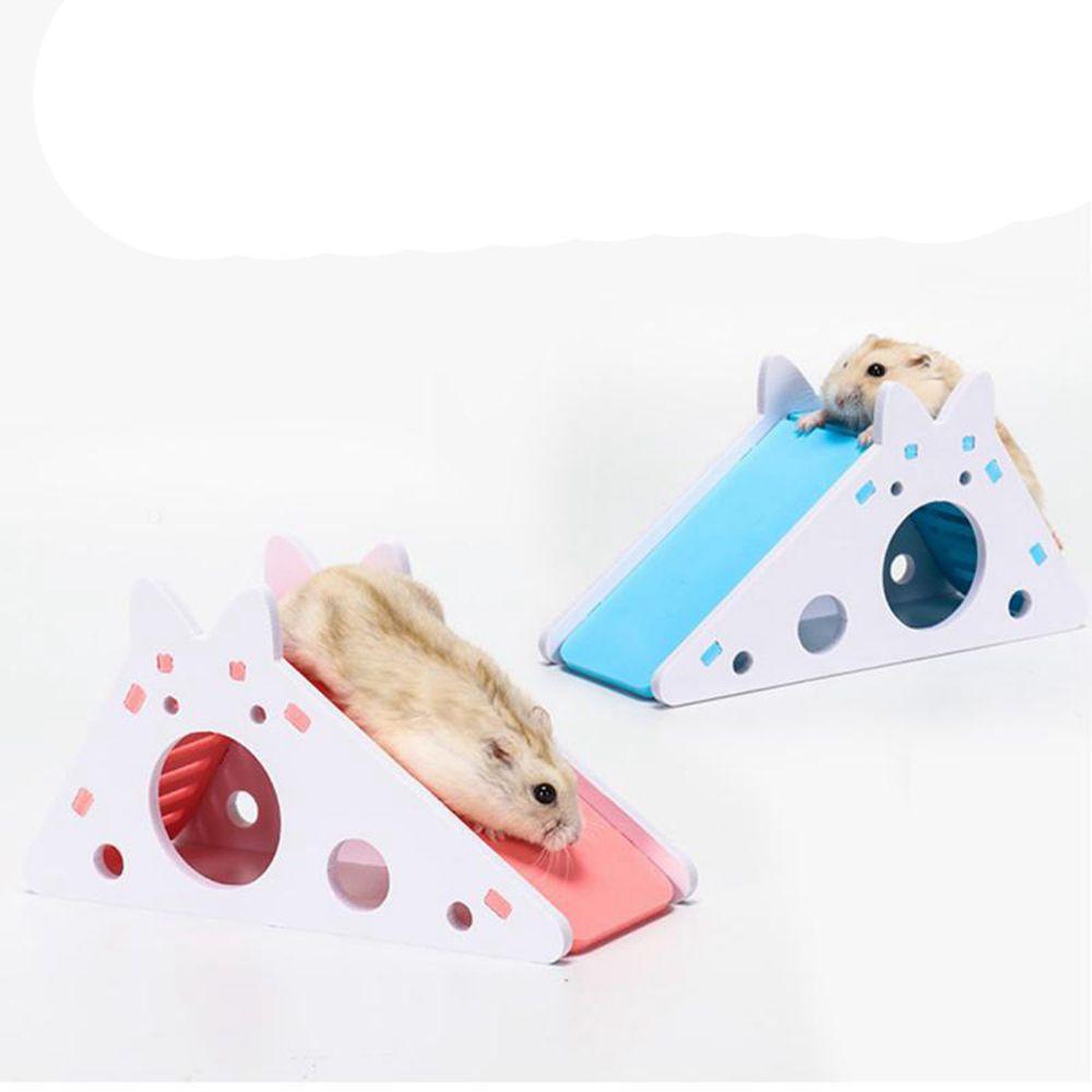 Ladder Hamster Hideout Hamster Slide Hut Pets Accessories Hamster Cage Sleeping Nest Hamster House