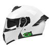 Bluetooth-Compatible Full Face Motorcycle Helmet With Flip-Up Visor 3C Certified ABS Shell Men All-Season Riding