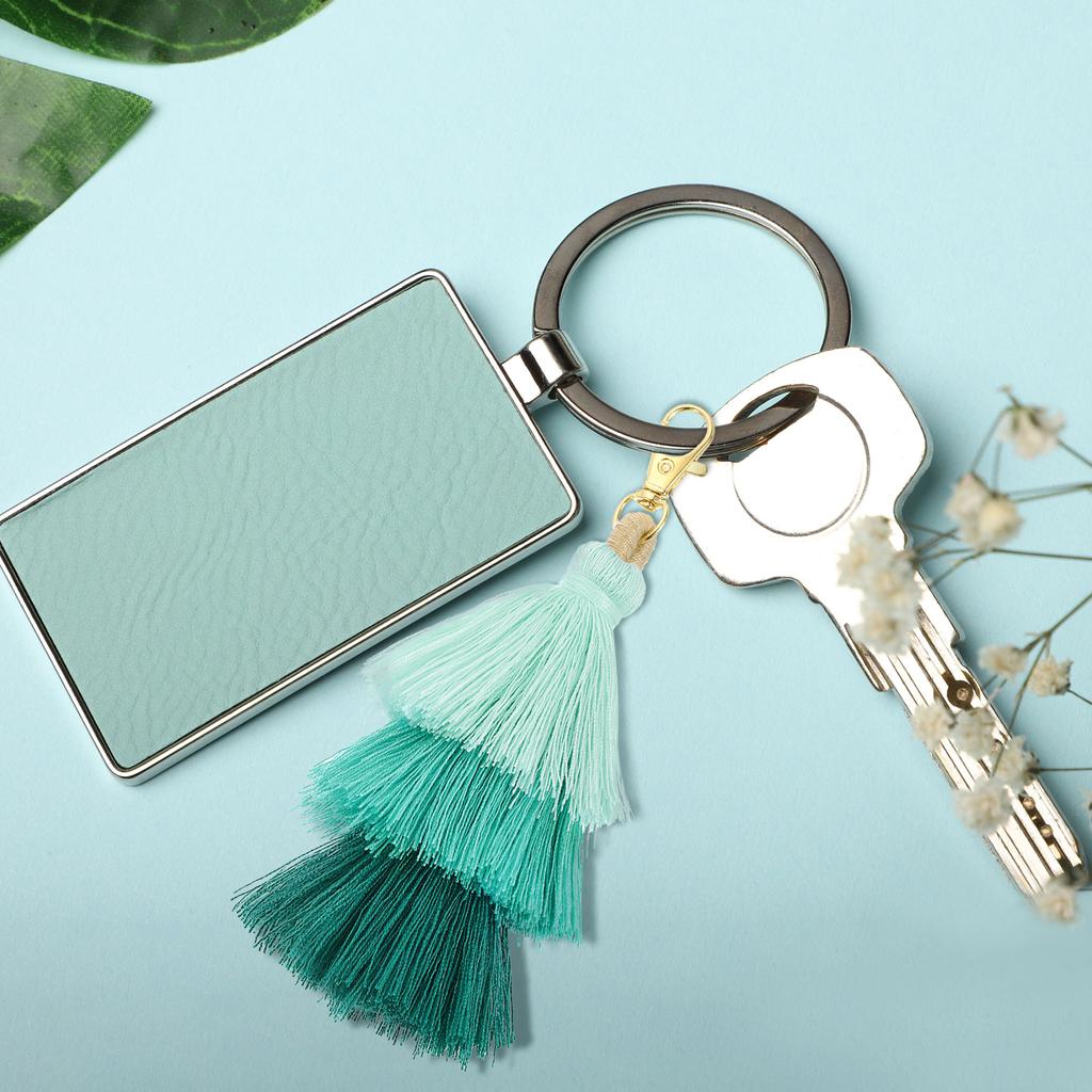 4 шт. Трехслойные кисточки 6,7 дюйма Кисточка Шарм для сумки Богемные брелки Брелок-кисточка ручной работы для DIY проектов