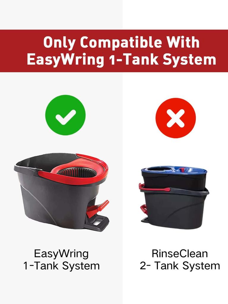 1 Вращающаяся основа для швабры, совместимая с O-cedar и Vileda, запасные части, подходит для швабры 360° с вращающимся ведром и одной емкостью