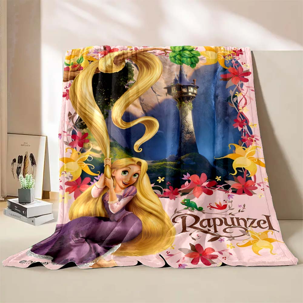 3D Princess Rapunzel Printing Blanket Kinds Adult Blanket Soft and Warm Bedding for Bed Sofa Travel Cover Blanket Holiday Gifts