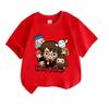Kids Boys Girls 100% Cotton Crew Neck Short Sleeve T-Shirt, Cute Magic Cartoon Character Printed Casual Soft Tees for Children Daily Wear School Holid