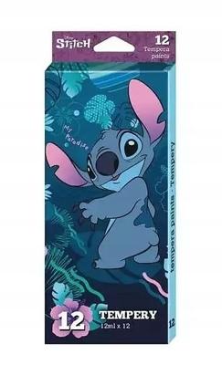 Farby Tempera 12 Kolorów 12Ml W Tubach Disney Core Stitch Stich