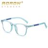 aoron Детские очки с защитой от синего света Мужские и женские очки с плоскими линзами TR Очки Цветная мягкая оправа