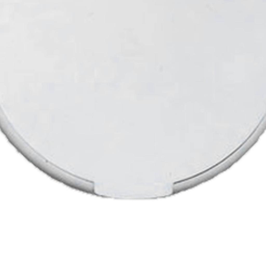 Одностороннее складное круглое зеркало пластиковое портативное компактное косметическое карманное зеркало белое