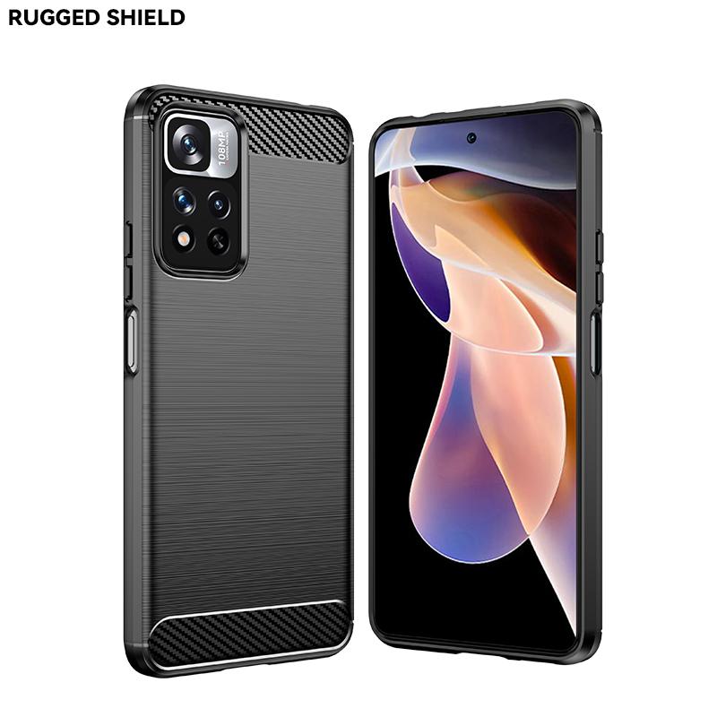 Для чехла Xiaomi Redmi Note 11 Pro Plus 5G Чехол для Redmi Note 11 Pro Силиконовый чехол из углеродного волокна для Redmi Note 11 Pro Plus 5G